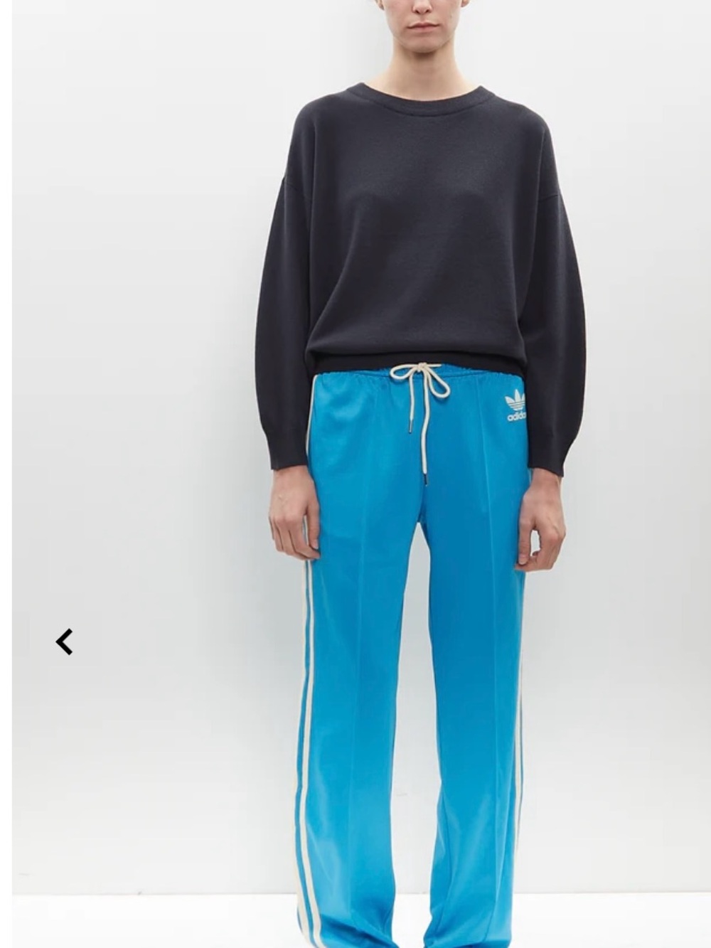 Wales Bonner La Garçonne Bright Blue Sweatpants - no size tag